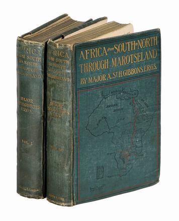  Gibbons Alfred : Africa from South to North through Marotseland [...] with numerous illustrations reproduced from photographs, and maps. Geografia e viaggi  - Auction Graphics & Books - Libreria Antiquaria Gonnelli - Casa d'Aste - Gonnelli Casa d'Aste