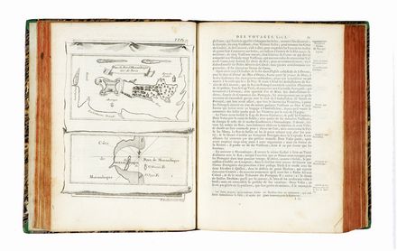  Prévost Antoine-François : Histoire générale des voyages ou nouvelle collection de toutes les relations de voyage par mer et par terre... Tome premier (-quatrieme).  - Asta Grafica & Libri - Libreria Antiquaria Gonnelli - Casa d'Aste - Gonnelli Casa d'Aste