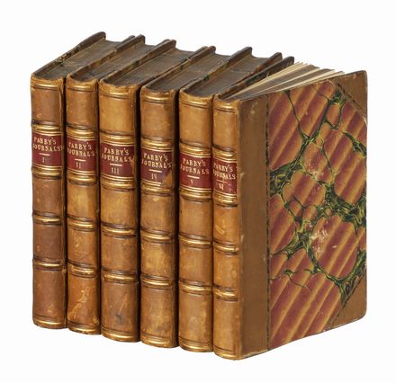  Parry William Edward : Journals of the first, second and third voyages for a discovery of a North-West passage from the Atlantic to the Pacific [...] Vol. I (-VI).  - Asta Grafica & Libri - Libreria Antiquaria Gonnelli - Casa d'Aste - Gonnelli Casa d'Aste