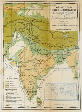  Schlagintweit Hermann : Reisen in Indien und Hochasien [...] Indien. Geografia e viaggi  - Auction Graphics & Books - Libreria Antiquaria Gonnelli - Casa d'Aste - Gonnelli Casa d'Aste