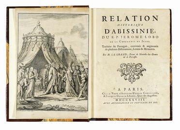  Lobo Jerome : Relation historique d'Abissinie.  - Asta Grafica & Libri - Libreria Antiquaria Gonnelli - Casa d'Aste - Gonnelli Casa d'Aste