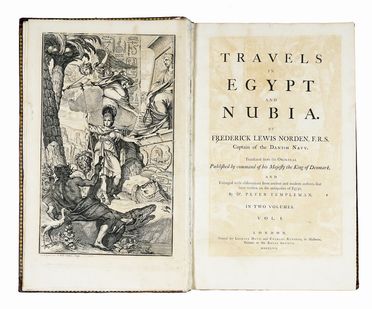  Norden Hermann : Travels in Egypt and Nubia [...] in two volumes. Vol I (-II).  - Asta Grafica & Libri - Libreria Antiquaria Gonnelli - Casa d'Aste - Gonnelli Casa d'Aste