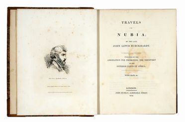  Burckhardt John : Travels in Nubia. Geografia e viaggi  - Auction Graphics & Books - Libreria Antiquaria Gonnelli - Casa d'Aste - Gonnelli Casa d'Aste