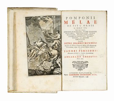  Mela Pomponius : De situ orbis libri III. Cum notis integris Hermolai Barbari, Petri Joannis Olivarii, Fredenandi Nonii Pintiani, Petri Ciacconii...  - Asta Grafica & Libri - Libreria Antiquaria Gonnelli - Casa d'Aste - Gonnelli Casa d'Aste