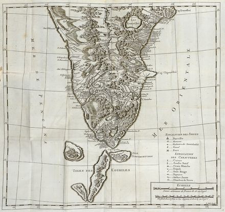  Kraseninnikov Stepan Petrovic : Histoire et description du Kamtchatka. Contenant I. Les moeurs & les Coutumes des Habitants du Kamtchatka. II. la Gographie [...]. Traduit du russe. Tome premier (-second).  Jean Chappe d'Auteroche  (1728 - 1769)  - Asta Grafica & Libri - Libreria Antiquaria Gonnelli - Casa d'Aste - Gonnelli Casa d'Aste