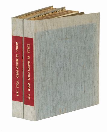  Zurla Placido : Di Marco Polo e degli altri viaggiatori veneziani più illustri. Dissertazioni [...] Volume I (-II).  - Asta Grafica & Libri - Libreria Antiquaria Gonnelli - Casa d'Aste - Gonnelli Casa d'Aste