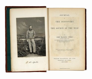  Speke John Hanning : Journal of the discovery of the sources of the Nile...  James August Grant  - Asta Grafica & Libri - Libreria Antiquaria Gonnelli - Casa d'Aste - Gonnelli Casa d'Aste