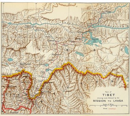  Younghusband Francis Edward : India and Tibet: a history of the relations [...] between the two Countries from the time of Warren Hastings... Geografia e viaggi  - Auction Graphics & Books - Libreria Antiquaria Gonnelli - Casa d'Aste - Gonnelli Casa d'Aste