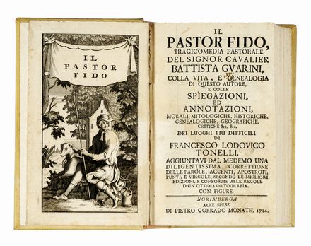  Guarini Giovanni Battista [e altri] : Raccolta di 5 edizioni settecentesche di letteratura.  Jacopo Sannazaro, Anton Francesco Grazzini (detto il Lasca)  - Asta Grafica & Libri - Libreria Antiquaria Gonnelli - Casa d'Aste - Gonnelli Casa d'Aste