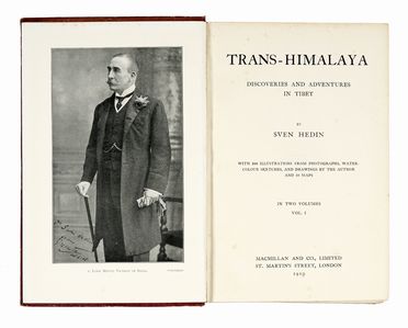  Hedin Sven : Trans-himalaya: discoveries and adventures in Tibet.  - Asta Grafica & Libri - Libreria Antiquaria Gonnelli - Casa d'Aste - Gonnelli Casa d'Aste