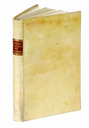  Cecina Lorenzo Aulo : Notizie istoriche della Città di Volterra alla quale si aggiunge la serie di Podestà e Capitani del Popolo di essa...  - Asta Grafica & Libri - Libreria Antiquaria Gonnelli - Casa d'Aste - Gonnelli Casa d'Aste