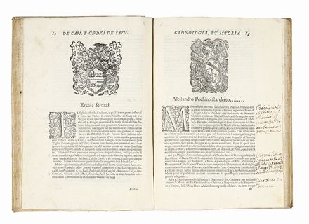  Maresti Alfonso : Cronologia et istoria de capi, e giudici de savii della città di Ferrara.  Giovanni Andrea Barotti  (Ficarolo,, 1701 - Ferrara,, 1772), Leopoldo Cicognara, Girolamo Baruffaldi  - Asta Grafica & Libri - Libreria Antiquaria Gonnelli - Casa d'Aste - Gonnelli Casa d'Aste