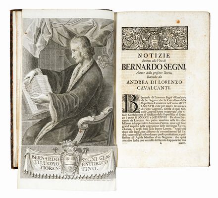  Segni Bernardo : Storie fiorentine [...] dall'anno 1527 al 1555. Colla vita di Niccolò Capponi...  Andrea Cavalcanti, Johann Heinrich Storchlin, Gottfried Philipp (von) Spannagel  - Asta Grafica & Libri - Libreria Antiquaria Gonnelli - Casa d'Aste - Gonnelli Casa d'Aste