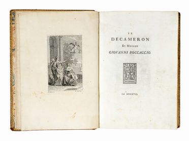  Boccaccio Giovanni : Il Decameron.  - Asta Grafica & Libri - Libreria Antiquaria Gonnelli - Casa d'Aste - Gonnelli Casa d'Aste