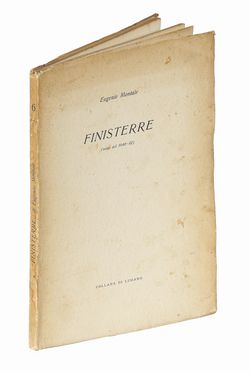  Montale Eugenio : Finisterre: versi del 1940-42.  - Asta Grafica & Libri - Libreria Antiquaria Gonnelli - Casa d'Aste - Gonnelli Casa d'Aste