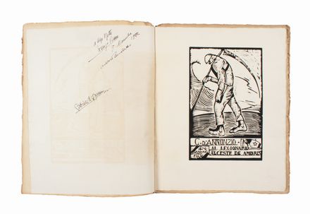  D'Annunzio Gabriele : We want to live.  Lorenzo Viani  (Viareggio, 1882 - Ostia, 1936)  - Auction Graphics & Books - Libreria Antiquaria Gonnelli - Casa d'Aste - Gonnelli Casa d'Aste