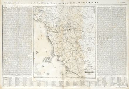  Zuccagni Orlandini Attilio : Atlante geografico, fisico e storico del Granducato di Toscana. Atlanti, Cartografia, Figurato, Geografia e viaggi, Geografia e viaggi, Collezionismo e Bibliografia  - Auction Graphics & Books - Libreria Antiquaria Gonnelli - Casa d'Aste - Gonnelli Casa d'Aste