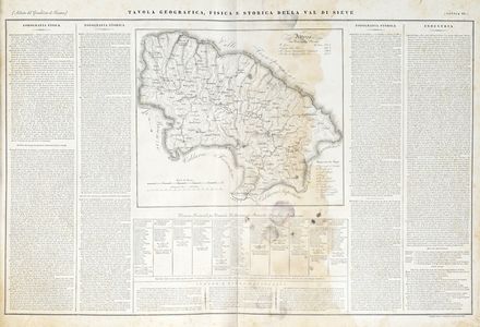  Zuccagni Orlandini Attilio : Atlante geografico, fisico e storico del Granducato di Toscana.  - Asta Grafica & Libri - Libreria Antiquaria Gonnelli - Casa d'Aste - Gonnelli Casa d'Aste