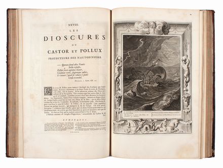  La Barre de Beaumarchais Antoine de : Le temple des muses, orn de LX tableaux [...] dessins & gravs par B. Picart le romain.  Bernard Picart  (Parigi, 1673 - Amsterdam, 1733)  - Asta Grafica & Libri - Libreria Antiquaria Gonnelli - Casa d'Aste - Gonnelli Casa d'Aste