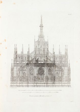  Franchetti Gaetano : Storia e descrizione del duomo di Milano [...]. Corredate di XXX tavole incise.  - Asta Grafica & Libri - Libreria Antiquaria Gonnelli - Casa d'Aste - Gonnelli Casa d'Aste