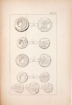  Lorichs Gustaf Daniel : Recherches numismatiques, concernant principalement les medailles celtiberiennes...  Giulio Minervini, Domenico Sestini  - Asta Grafica & Libri - Libreria Antiquaria Gonnelli - Casa d'Aste - Gonnelli Casa d'Aste