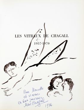  Marteau Robert : Les Vitraux de Chagall 1957 - 1970?.  Marc Chagall  (Vitebsk, 1887 - St. Paul de  Vence, 1985)  - Asta Grafica & Libri - Libreria Antiquaria Gonnelli - Casa d'Aste - Gonnelli Casa d'Aste
