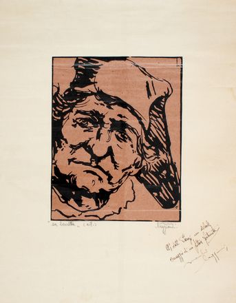  Anonimo del XX secolo : Adorazione del crocifisso.  - Auction Graphics & Books - Libreria Antiquaria Gonnelli - Casa d'Aste - Gonnelli Casa d'Aste