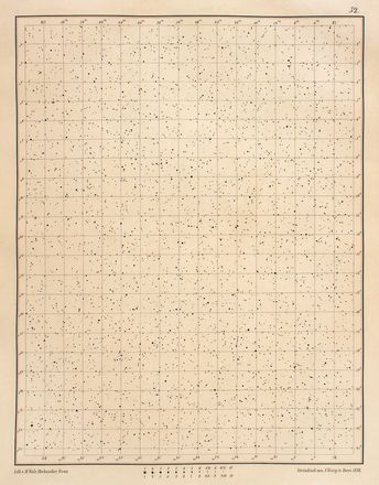  Schönfeld Eduard : Atlas der Himmelszone zwischen 1° und 23° südlicher Declination für den Anfang des Jahres 1855.  - Asta Grafica & Libri - Libreria Antiquaria Gonnelli - Casa d'Aste - Gonnelli Casa d'Aste