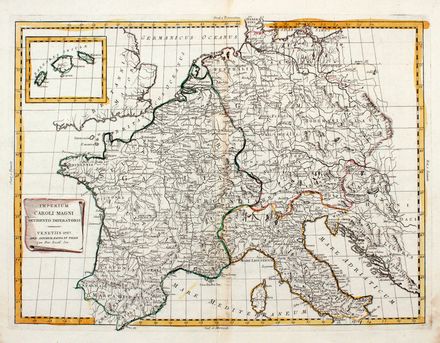  Zatta Antonio : Imperium Caroli Magni occidentis imperatoris. Geografia e viaggi, Veduta  - Auction Graphics & Books - Libreria Antiquaria Gonnelli - Casa d'Aste - Gonnelli Casa d'Aste