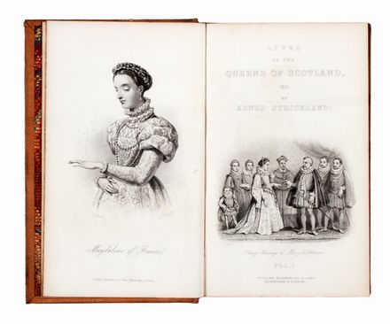  Strickland Agnes : Lives of the queens of Scotland and English princesses... Vol I (-VIII).  - Asta Grafica & Libri - Libreria Antiquaria Gonnelli - Casa d'Aste - Gonnelli Casa d'Aste