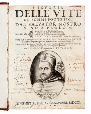  Platina Bartolomeo : Historia delle vite de' sommi pontefici...  - Asta Grafica & Libri - Libreria Antiquaria Gonnelli - Casa d'Aste - Gonnelli Casa d'Aste