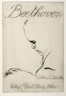  Alois Kolb  (Vienna, 1875 - Lipsia, 1942) : Beethoven. Eine Folge von 10 Radierungen.  - Asta Grafica & Libri - Libreria Antiquaria Gonnelli - Casa d'Aste - Gonnelli Casa d'Aste