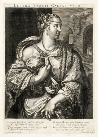  Hendrik Goltzius  (Mühlbracht,, 1558 - Haarlem,, 1617) : Frontespizio per la serie Gli eroi romani.  - Asta Grafica & Libri - Libreria Antiquaria Gonnelli - Casa d'Aste - Gonnelli Casa d'Aste