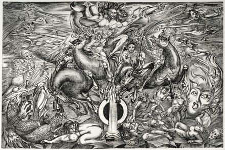 Apocalisse di San Giovanni.  Aligi Sassu  (Milano, 1912 - Pollença, 2000)  - Asta Grafica & Libri - Libreria Antiquaria Gonnelli - Casa d'Aste - Gonnelli Casa d'Aste