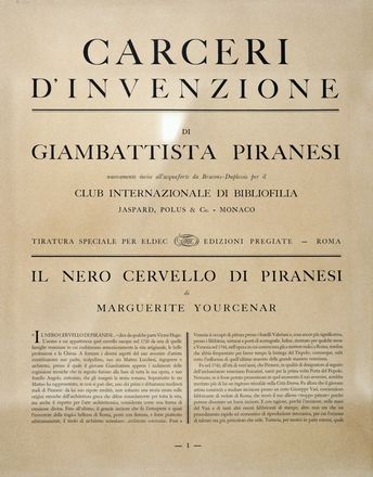  Piranesi Giovanni Battista : Carceri d'Invenzione.  - Asta Grafica & Libri - Libreria Antiquaria Gonnelli - Casa d'Aste - Gonnelli Casa d'Aste