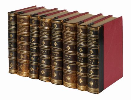  Spreti Vittorio : Enciclopedia storico-nobiliare italiana [...] Vol. I (-VIII). Araldica, Repertori e libri di studio, Storia, Diritto e Politica, Collezionismo e Bibliografia  - Auction Graphics & Books - Libreria Antiquaria Gonnelli - Casa d'Aste - Gonnelli Casa d'Aste