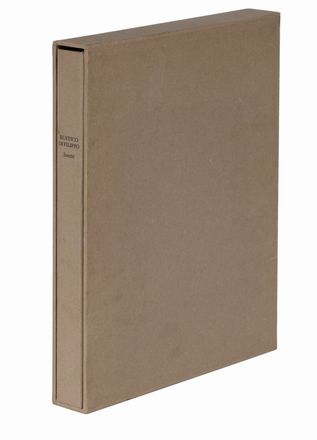  Rustico Filippo : I sonetti.  Mario Calandri  (Torino, 1914 - 1993)  - Asta Grafica & Libri - Libreria Antiquaria Gonnelli - Casa d'Aste - Gonnelli Casa d'Aste