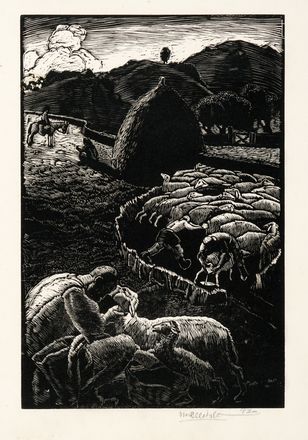  Mario Delitala  (Orani, 1887 - Sassari, 1990) : Zio Brancas de ferru.  - Auction Graphics & Books - Libreria Antiquaria Gonnelli - Casa d'Aste - Gonnelli Casa d'Aste