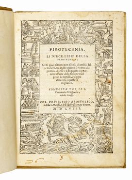  Biringuccio Vannoccio : Pirotechnia.  - Asta Grafica & Libri - Libreria Antiquaria Gonnelli - Casa d'Aste - Gonnelli Casa d'Aste