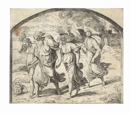  Autori vari : Lotto composito di 10 incisioni e 1 disegno.  - Asta Grafica & Libri - Libreria Antiquaria Gonnelli - Casa d'Aste - Gonnelli Casa d'Aste