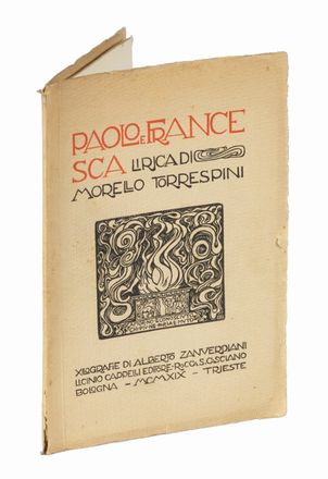  Torrespini Morello : Paolo e Francesca. Poesia  Alberto Zanverdiani  - Auction Graphics & Books - Libreria Antiquaria Gonnelli - Casa d'Aste - Gonnelli Casa d'Aste