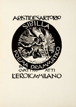  Sartorio Giulio Aristide : Sibilla. Poema drammatico in quattro atti.  - Asta Grafica & Libri - Libreria Antiquaria Gonnelli - Casa d'Aste - Gonnelli Casa d'Aste
