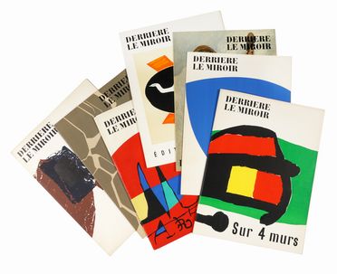 Derriere Le Miroir.  Joan Miró  (Montroig, 1893 - Palma di Majorca, 1983), Pierre Tal-Coat, Pablo Palazuelo, Alberto Giacometti  (Borgonovo, 1901 - Coira, 1966), Georges Braque  (Argenteuil, 1882 - Parigi, 1963), Marc Chagall  (Vitebsk, 1887 - St. Paul de  Vence, 1985), Raoul Ubac  (1910,  - 1985), André Derain  (Chatou, 1880 - Garches, 1954)  - Asta Grafica & Libri - Libreria Antiquaria Gonnelli - Casa d'Aste - Gonnelli Casa d'Aste