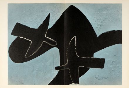 Derriere Le Miroir.  Joan Miró  (Montroig, 1893 - Palma di Majorca, 1983), Pierre Tal-Coat, Pablo Palazuelo, Alberto Giacometti  (Borgonovo, 1901 - Coira, 1966), Georges Braque  (Argenteuil, 1882 - Parigi, 1963), Marc Chagall  (Vitebsk, 1887 - St. Paul de  Vence, 1985), Raoul Ubac  (1910,  - 1985), André Derain  (Chatou, 1880 - Garches, 1954)  - Asta Grafica & Libri - Libreria Antiquaria Gonnelli - Casa d'Aste - Gonnelli Casa d'Aste