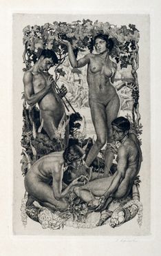  Sigmund Lipinsky  (Graudenz, 1873 - Roma, 1940) : Radierte Bilder zu Homer's Odysee.  - Asta Grafica & Libri - Libreria Antiquaria Gonnelli - Casa d'Aste - Gonnelli Casa d'Aste