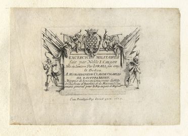  Jacques Callot  (Nancy, 1592 - 1635) : Excercices militaires.  - Asta Grafica & Libri - Libreria Antiquaria Gonnelli - Casa d'Aste - Gonnelli Casa d'Aste