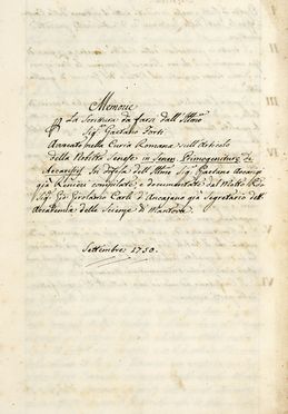 Memorie sulla nobiltà senese e le famiglie Accarigi e Renieri di Colle.  - Asta Grafica & Libri - Libreria Antiquaria Gonnelli - Casa d'Aste - Gonnelli Casa d'Aste