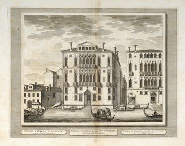  Pieter Van der Aa  (Mechelen (Belgio),, 1659 - Leida,, 1733) : Palatium Contarini / Palatium Cavalli / Palatium Cornaro.  - Asta Grafica & Libri - Libreria Antiquaria Gonnelli - Casa d'Aste - Gonnelli Casa d'Aste