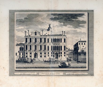  Pieter Van der Aa  (Mechelen (Belgio),, 1659 - Leida,, 1733) : Palatium Contarini / Palatium Cavalli / Palatium Cornaro.  - Asta Grafica & Libri - Libreria Antiquaria Gonnelli - Casa d'Aste - Gonnelli Casa d'Aste