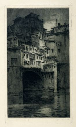  Umberto Prencipe  (Napoli, 1879 - Roma, 1962) : Mercato di notte.  - Asta Grafica & Libri - Libreria Antiquaria Gonnelli - Casa d'Aste - Gonnelli Casa d'Aste
